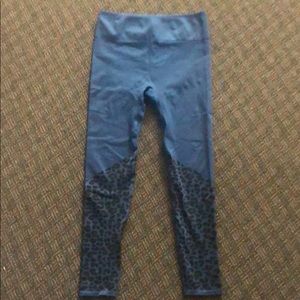 Ribbed Seamless Cheetah Leggings